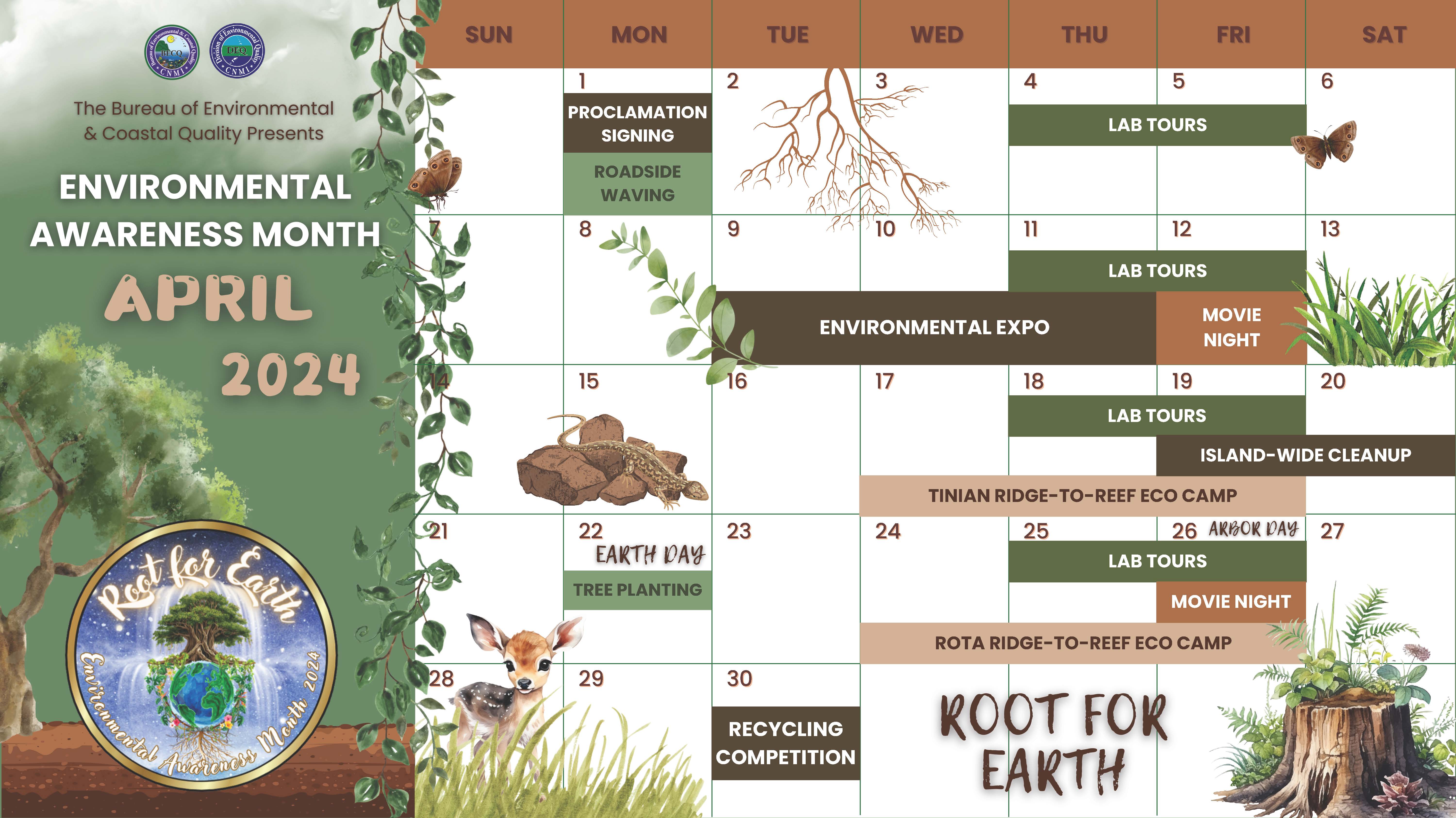eam event calendar