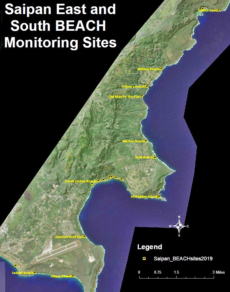 Saipan East and South Beaches  Monitoring Site