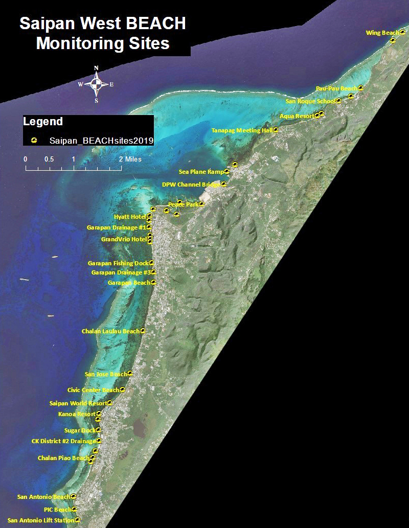 Saipan West Beaches Monitoring Site