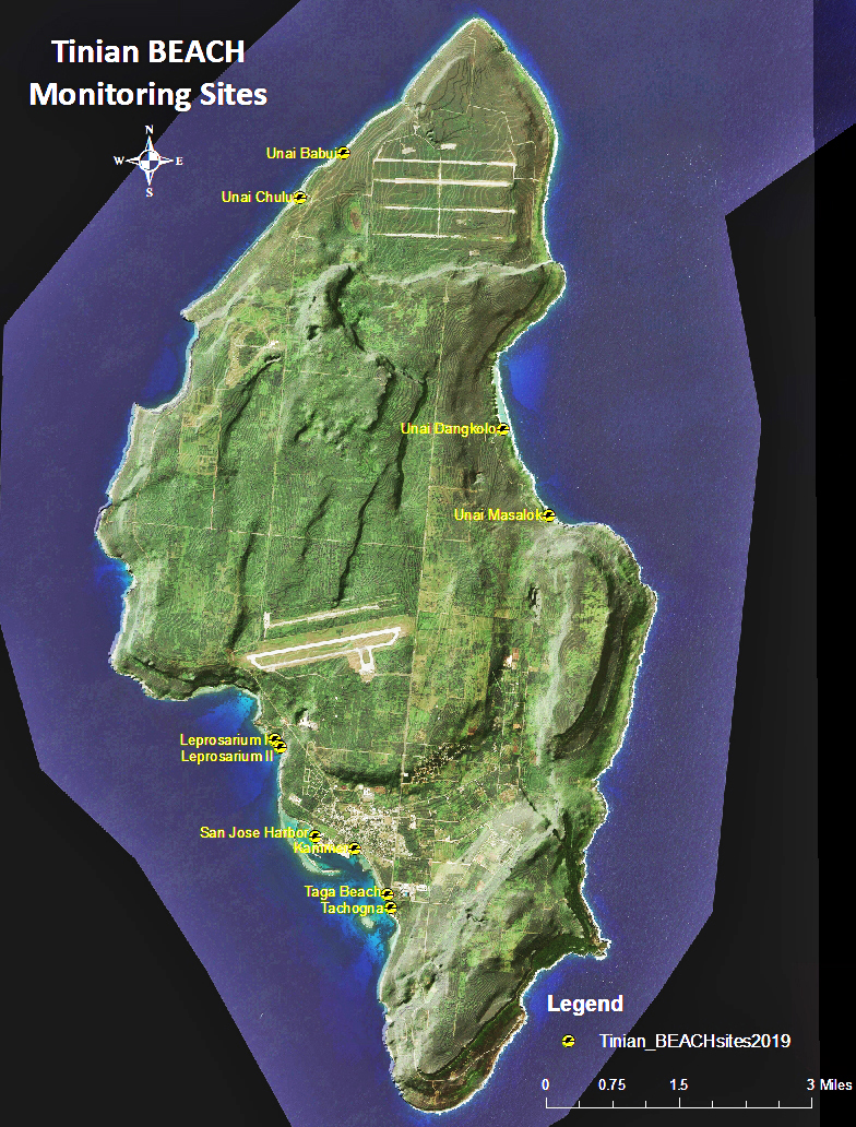 Tinian Beaches  Monitoring Site