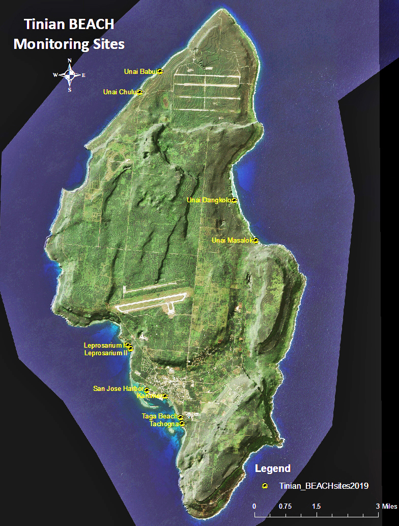 Tinian Beaches Monitoring Site